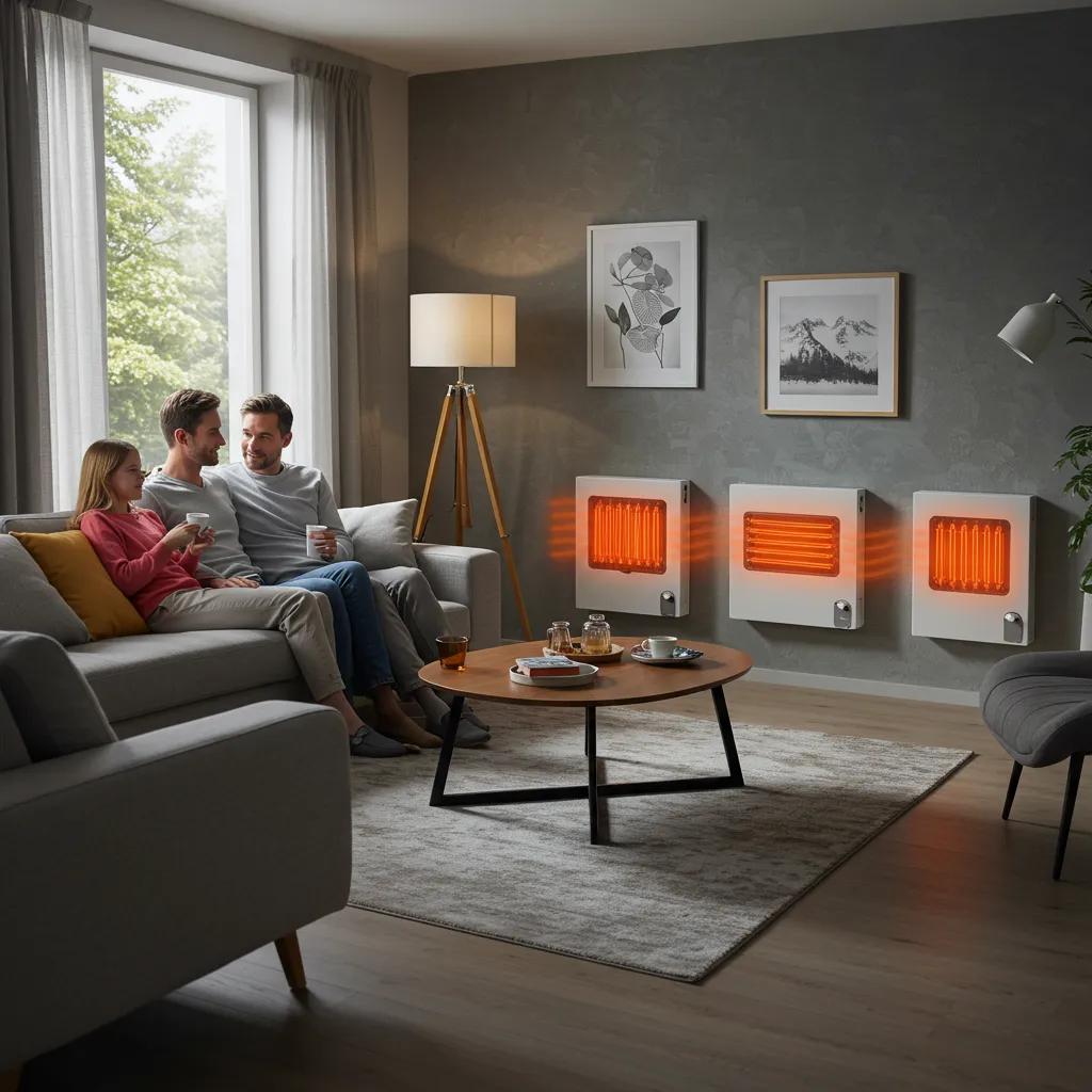 Enhance Heating Efficiency: Expert Blower Motor Repair Tips 1 Cozy living room with a modern heating system, emphasizing warmth and comfort