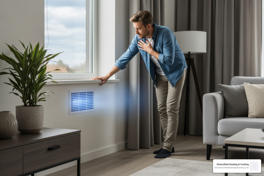 heat pump blowing cold air in palm springs ca