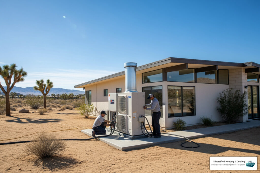 heat pump installation in joshua tree ca